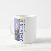 40. Geburtstagsfoto College-Party Kaffeetasse (Vorderseite Links)