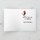 40. Geburtstagsfoto Karte (Innenseite)