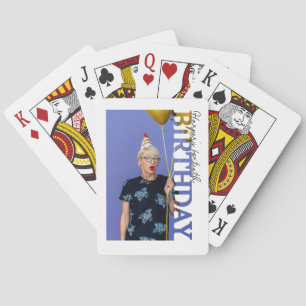 40. Geburtstagsfoto Tochter Pokerkarte – Meilenste