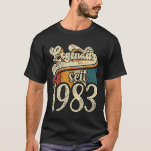 40. Geburtstagsfrau Design 40 Jahre Dekor 1983 T-Shirt