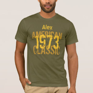 40. Geburtstagsgeschenk 1973 American Classic Army T-Shirt