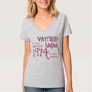 40. Geburtstagsgeschenk 1974 oder JEDES JAHR Vinta T-Shirt