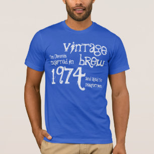 40. Geburtstagsgeschenk 1974 Vintage Brew V08 T-Shirt