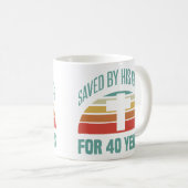 40. Geburtstagsgeschenk für Christen Kaffeetasse (VorderseiteRechts)