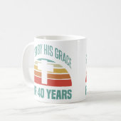 40. Geburtstagsgeschenk für Christen Kaffeetasse (Vorderseite Links)