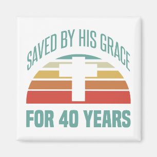 40. Geburtstagsgeschenk für Christen Magnet