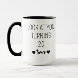 40. Geburtstagsgeschenk für Frauen, 40. Geburtstag Tasse