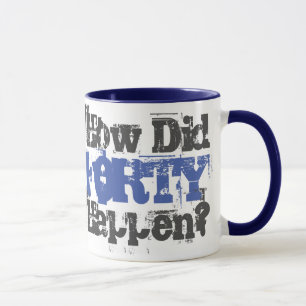 40. Geburtstagsgeschenk - Zwei-Tone-Tasse Tasse