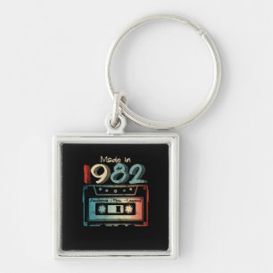 40 Geburtstagsgeschenke Jahr alt 1982 Kassette Schlüsselanhänger