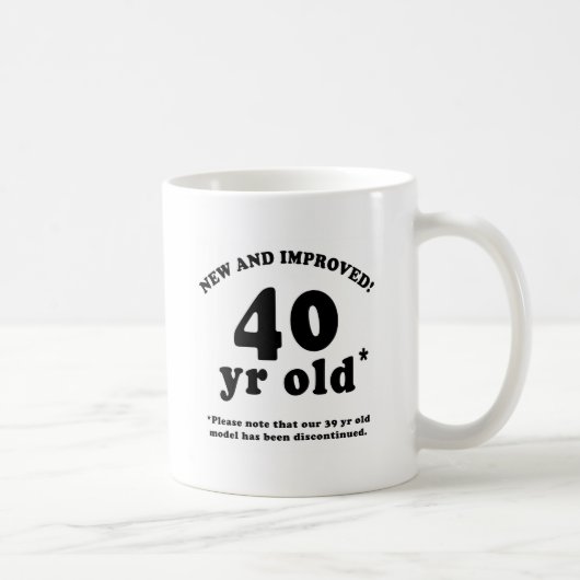 40. Geburtstagsgeschenke Kaffeetasse (Rechts)