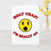 40. Geburtstagsgeschenke Karte (Gelbe Blume)