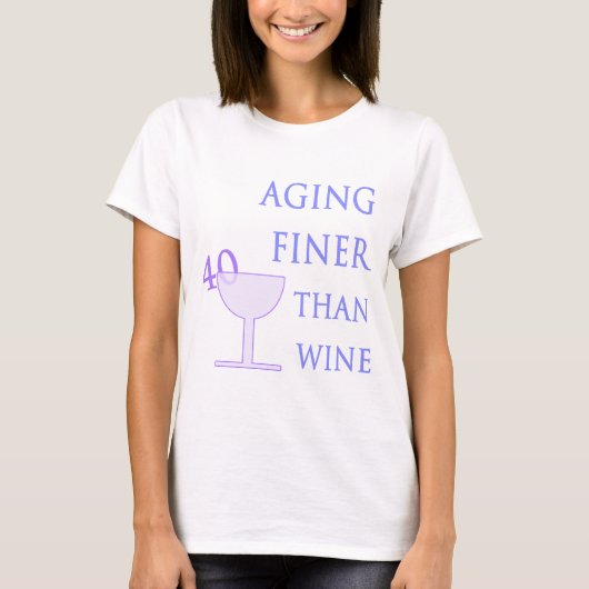 40. Geburtstagsgeschenkidee T-Shirt (Vorderseite)