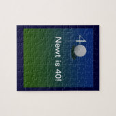 40. Geburtstagsgolfpuzzlespiel Puzzle (Horizontal)