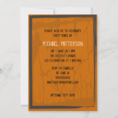 40. Geburtstagsgrungy Countdown-Party Einladung (Rückseite)