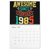 40. Geburtstagskalender Kalender (Feb 2027)