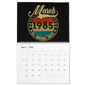 40. Geburtstagskalender Kalender (Mär 2026)
