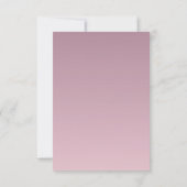 40. Geburtstagskarte, Schönes Design Einladung (Rückseite)