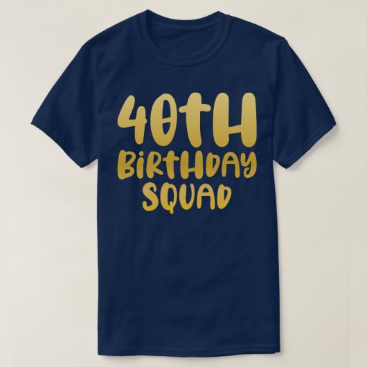 40. Geburtstagskleid T-Shirt (Design vorne)