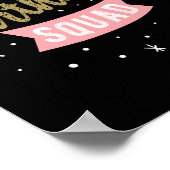 40. Geburtstagskolade Poster (Ecke)