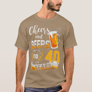 40. Geburtstagskuiere und Bier bis 40 Jahre Gebore T-Shirt