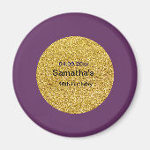 40. Geburtstagsmagnet Magnet (Vorne)