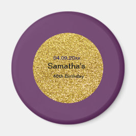 40. Geburtstagsmagnet Magnet