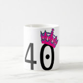 40. GeburtstagsPrinzessin Kaffeetasse (Mittel)