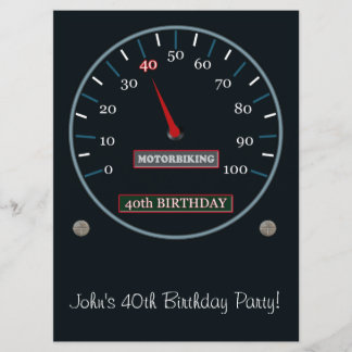 40. Geburtstagszeit Party Einladung