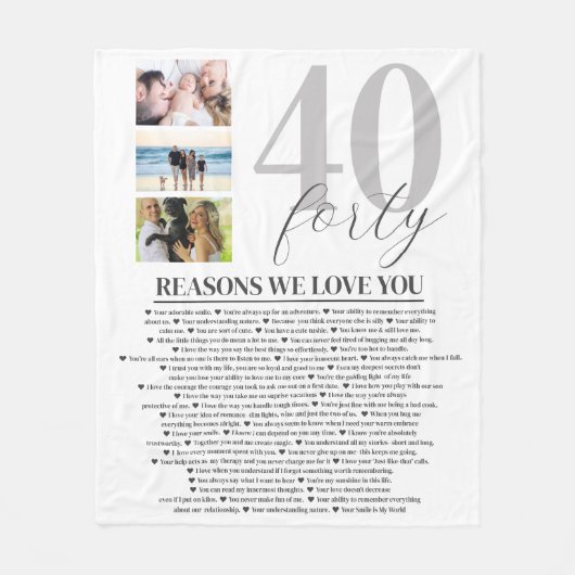 40 Gründe, aus denen wir Ihnen ein Kunstposter Lie Fleecedecke (Vorderseite)