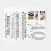 40 Gründe, aus denen wir Ihnen ein Kunstposter Lie Fleecedecke (Vorderseite (Horizontal))