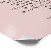 40 Gründe, aus denen wir Ihnen ein Kunstposter Lie Poster (Ecke)