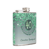 40- & grüne Glitzer- und Getränkekonzerne Flachmann (Rechts)