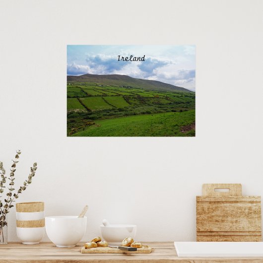 40 Grüntöne Poster (Küche)