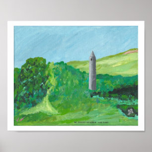 40 Grüntöne Poster