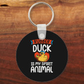 40.Gummiente für Entenliebhaber Schlüsselanhänger (Vorderseite)
