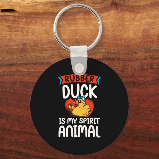 40.Gummiente für Entenliebhaber Schlüsselanhänger (Vorderseite)