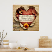 40 Hadith Artworks-10/40 Hadis Eserleri-10 Poster (Küche)