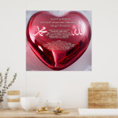 40 Hadith Artworks-2/40 Hadis Eserleri-2 Poster (Küche)