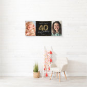 40. Happy Birthday Foto Banner (Insitu)