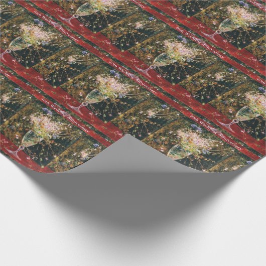 40. Hochzeit Geschenkpapier (Ecke)