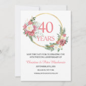 40. Hochzeit Ruby Roses Save The Date (Vorderseite)