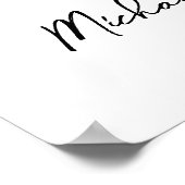 40. Hochzeitsfeier 40. FotoCollage Poster (Ecke)