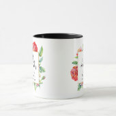 40. Hochzeitspende - Ruby-Rote Rosen Tasse (Zentrum)