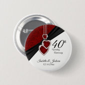 40. Hochzeitsszenario Button (Vorne & Hinten)