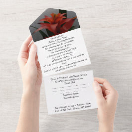 40. Hochzeitstag Einladung Ruby