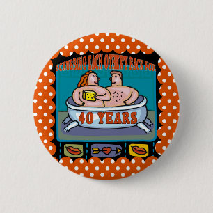 40. Hochzeitstag-Geschenke Button
