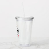 40. Hochzeitstag I - Ruby Funny Couple Acryltrinkbecher (Links)