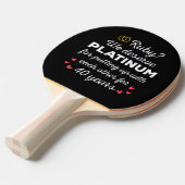 40. Hochzeitstag I - Ruby Funny Couple Tischtennis Schläger (Vorderseite)