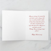 40. Hochzeitstag Karte (Innenseite)