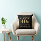 40. Hochzeitstag Kissen (Stuhl )